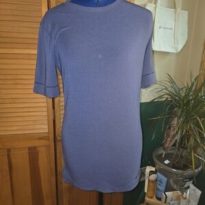 Nike Women's Short Sleeve Tee Dress in Purple